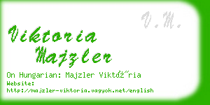 viktoria majzler business card